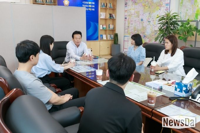 최성운 부천시의회 의장, 의회사무국 직원들과 릴레이 소통 간담회