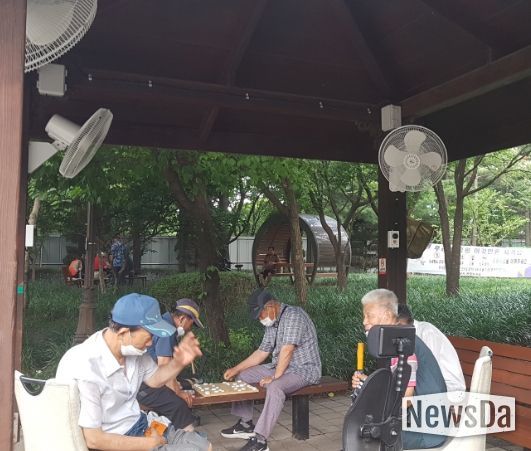 하남시청 앞 공원