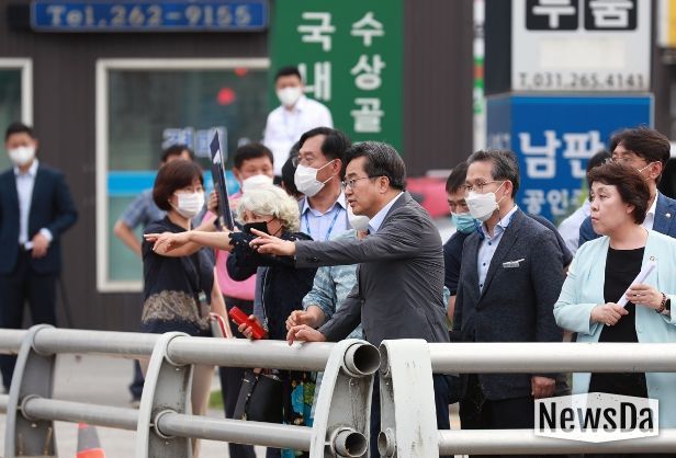 용인시-성남시 간 고기교 갈등 현장 방문
