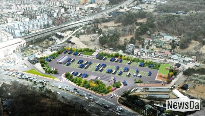 원당 차고지 계획 조감도