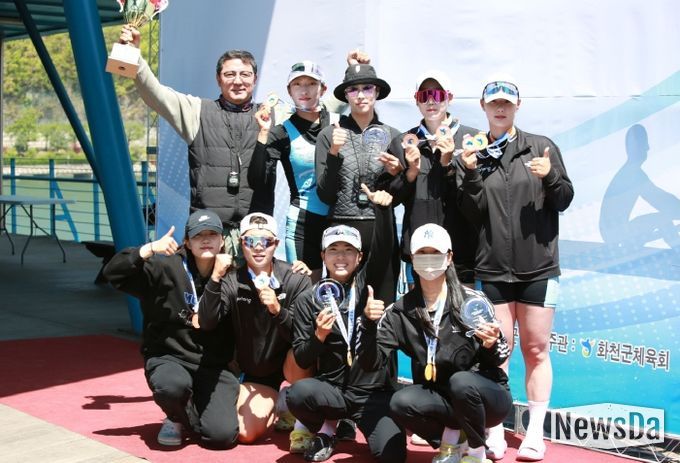 포항시청 조정선수단, 전국조정대회 종합우승 2연패