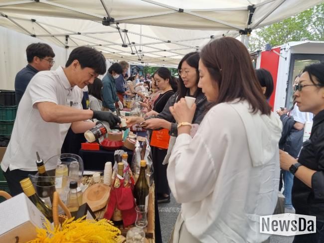 고성군 우수 농·가공품업체, 농부시장 마르쉐와 함께하는 농촌융복합상품 홍보행사 참여
