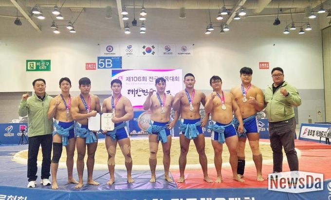 정읍 단풍미인씨름단, 전국체전서 ‘금빛 샅바’…정읍 위상 드높여