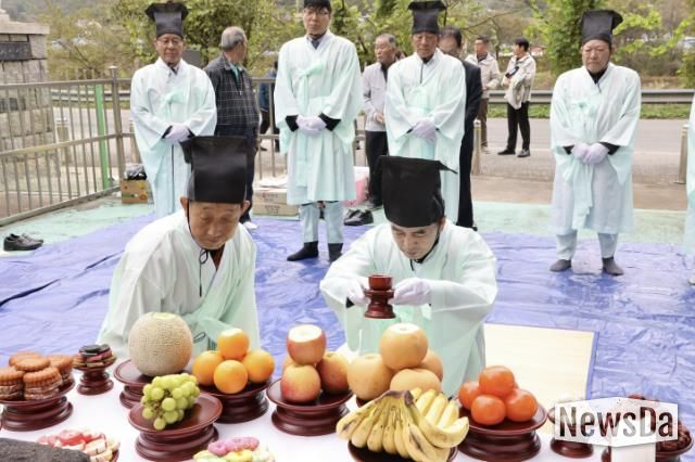 보은군 내북애향동지회, 이승칠 지사 추모제 열려