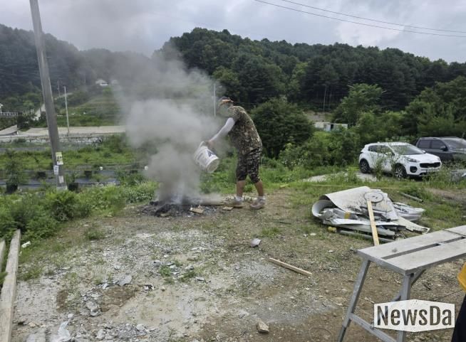 가평군, 산불예방 위해 불법소각 집중 단속
