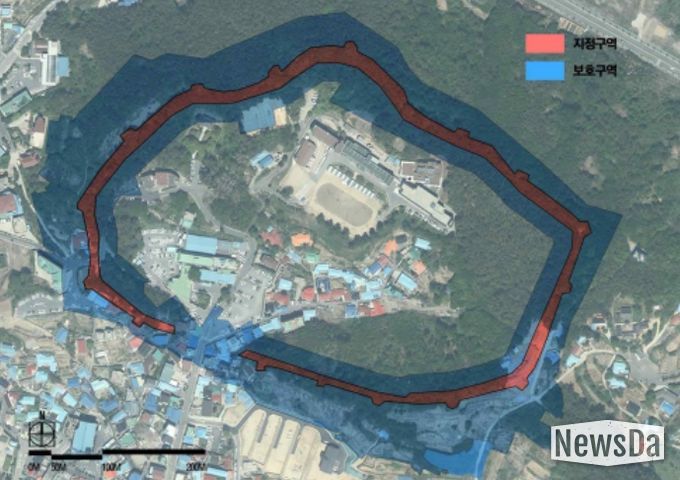 서천읍성 사적 지정(보호)구역 안