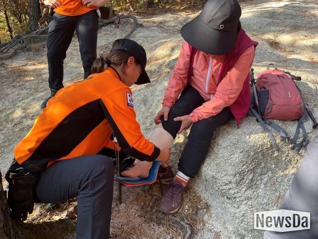 남양주소방서, 가을 단풍철 등산객 안전사고 신속 대응