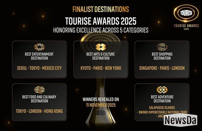 투어라이즈 어워즈 분야별 Top 3