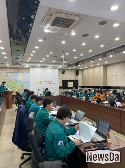 자연재난 대설·한파 사전대비 점검회의 모습