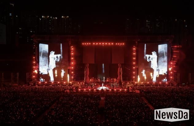 지드래곤 공연 현장(제공=쿠팡플레이)