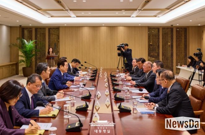 한미 관세협상 후속 민관 합동회의(대통령실)