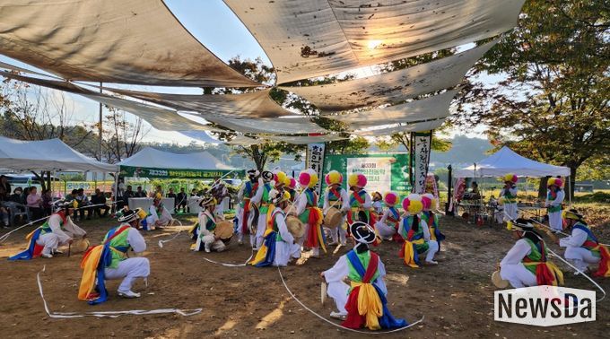 화천농악 공연장면