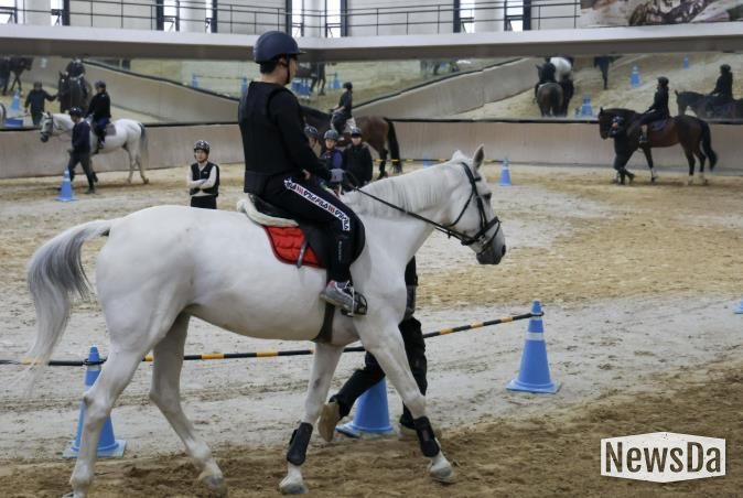 시민 무료 승마 교실 모습