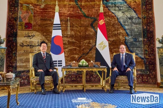 한·이집트 확대회담(대통령실)