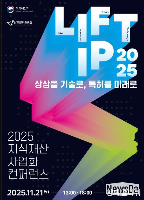 '2025 지식재산 사업화 학술회의' 포스터