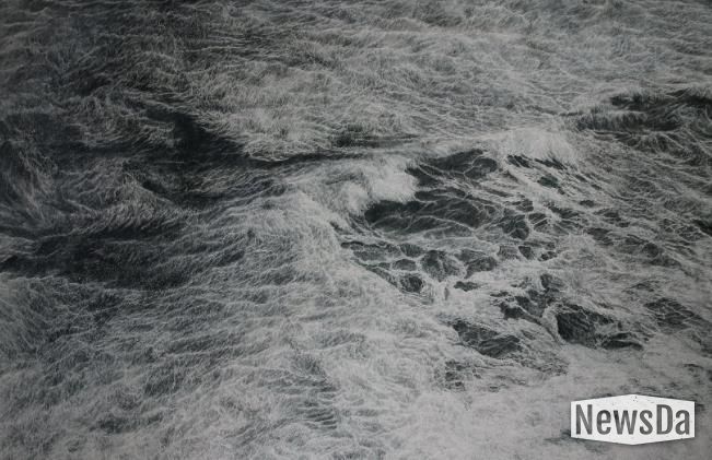 송해석 작가 대표작 ‘파도Ⅸ-1(기다림)’