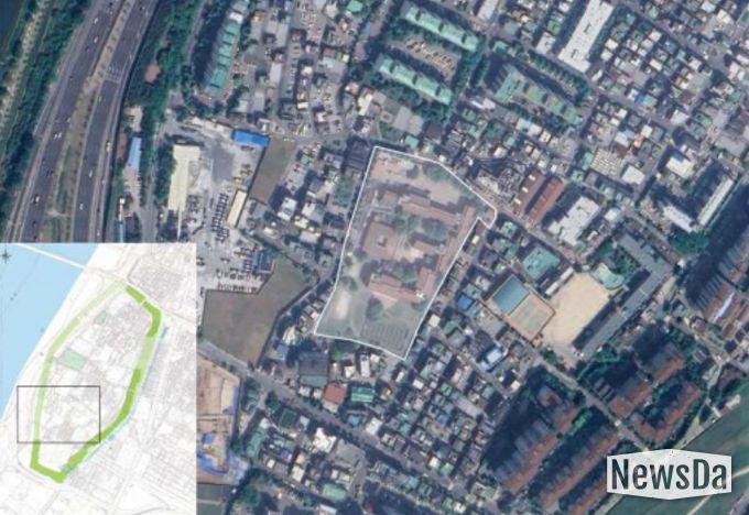 풍납동 창의마을부지 위치도