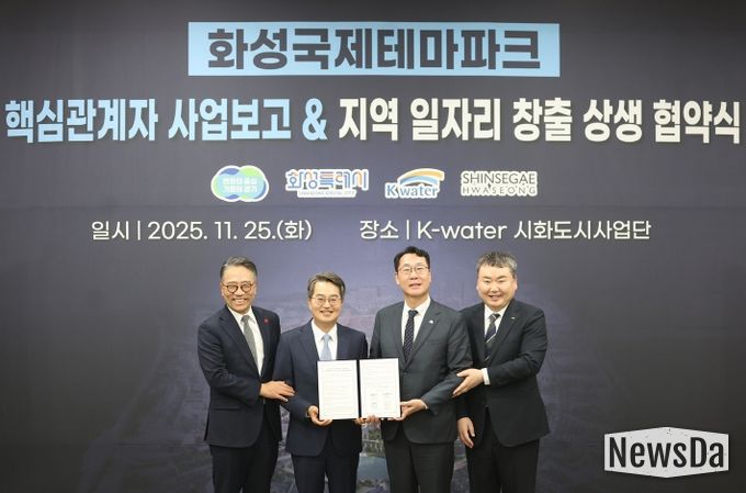 화성 국제테마파크 지역 일자리 창출 및 상생협력 업무협약