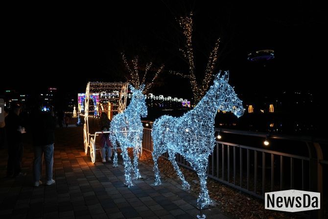 빛가람 빛정원 페스타 ‘빛의 마차’