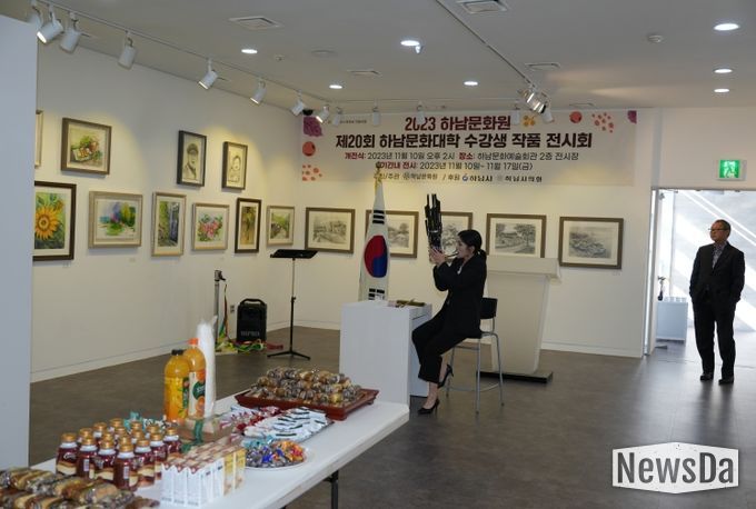 21회 하남문화원 문화대학 수강생 전시회 개최