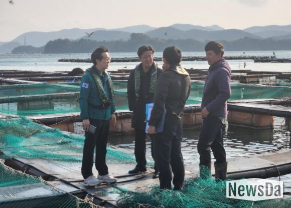 어류양식장의 한파 대비 상황 사전 점검