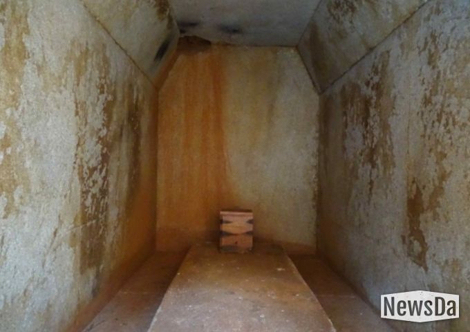 익산 쌍릉 석실 내부