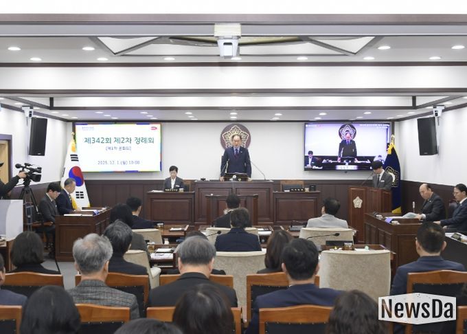 제342회 동두천시의회 제2차 정례회 개회