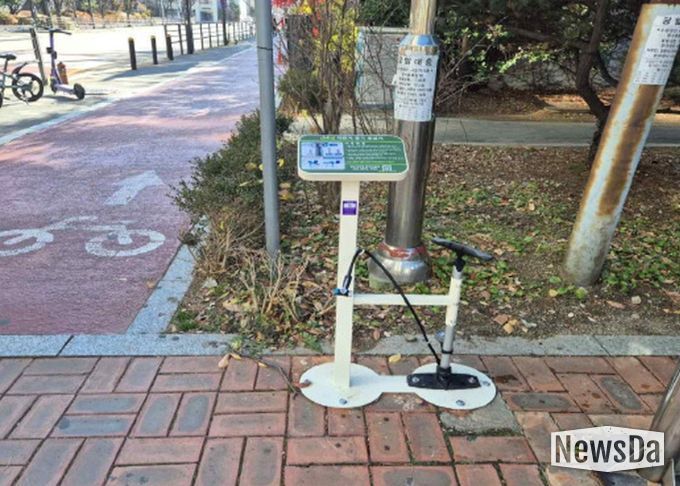 자전거 스틱 펌프대