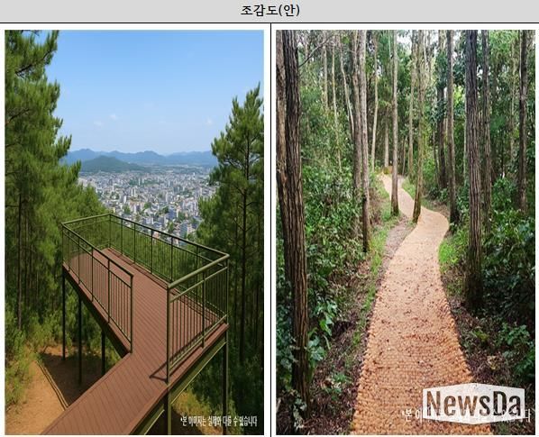 용문 어미산, 명품 산책로 조감도