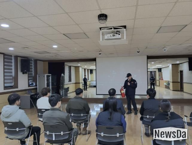 동두천시 상패동 행정복지센터, 동두천소방서와 합동 소방훈련 실시