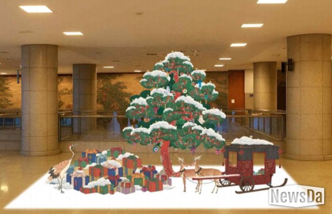 국립고궁박물관 ‘십장생도’ 크리스마스 트리