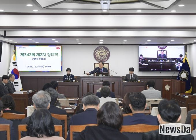 제342회 동두천시의회 제2차 정례회 폐회