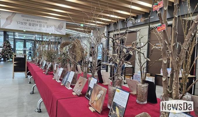 평택시 배다리도서관, 생태 전시회 '겨울 숲의 비밀을 엿보다' 운영