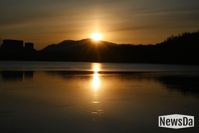 2026년(병오년) 구리한강시민공원의 첫 일출