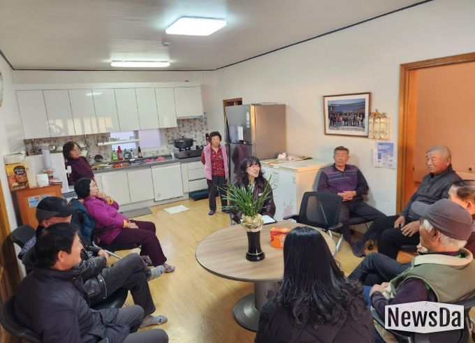 설성면, 새해맞이 경로당 현장 방문