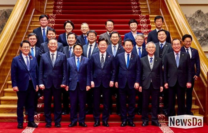 강기정 시장, 청와대 오찬 간담회 참석