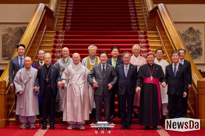 종교지도자 초청 오찬간담회 '종교와 함께, 국민통합의 길로'(청와대)