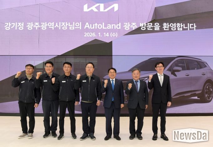 기아 오토랜드광주 방문 ‘3년 연속 50만대 생산’ 격려·현장소통
