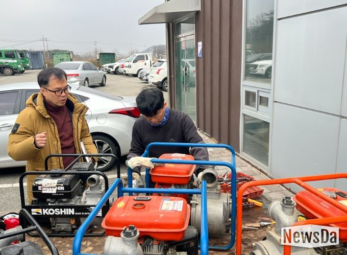 농번기 대비 양수기 점검 ‘영농 지원 강화’