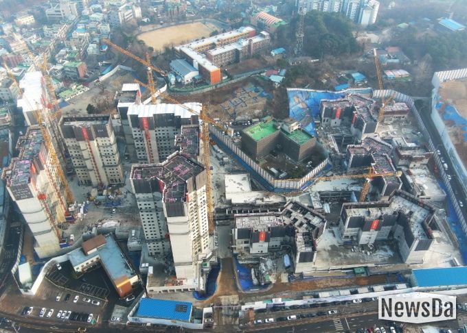 북변3구역 재개발사업 공사사진