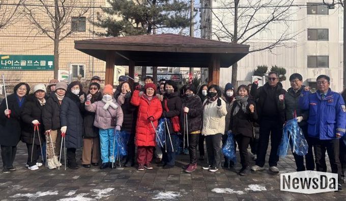 평택시 서정동 통장협의회, 신년맞이 환경정화 활동