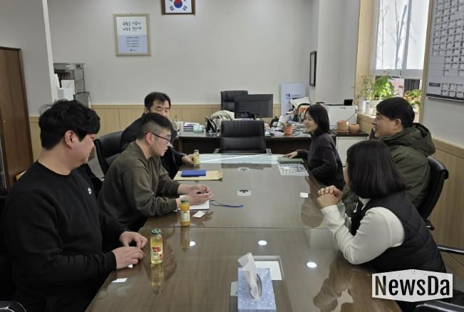 수원시 장안구 영화동, 생활폐기물 수집·운반 대행업체 간담회 실시