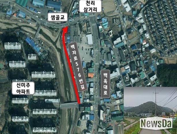 백자로 576번길 위치도