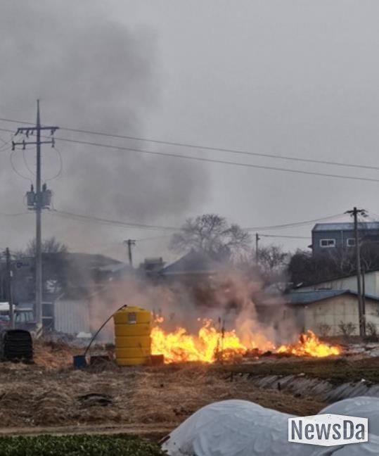 파주시, 봄철 폐기물 불법소각 집중 단속
