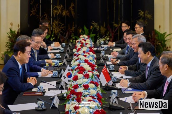 한-싱가포르 정상회담(청와대)