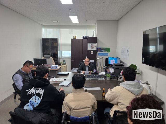 박재용 의원, 경기도뇌병변장애인인권협회와 정담회... 뇌병변장애인 단체 기반 강화 필요