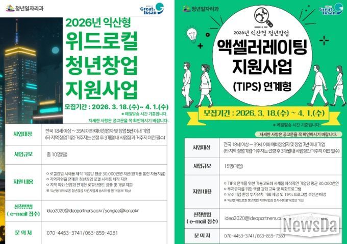 위드로컬·액셀러레이팅 지원사업 참여자 모집