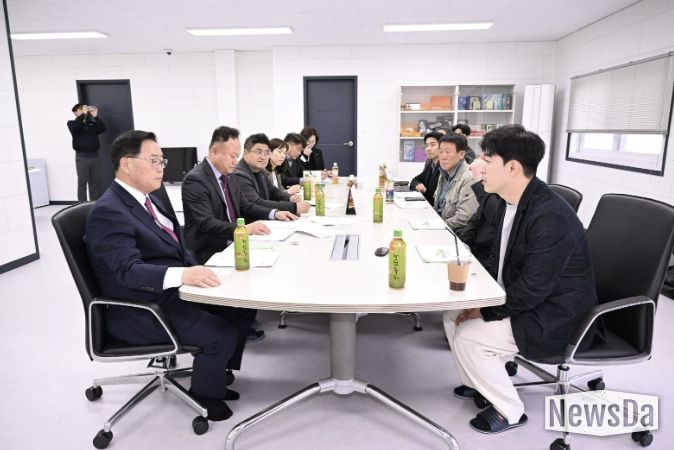 양주시, 한방 제약 기업 동양허브그룹 방문해 기업애로 논의