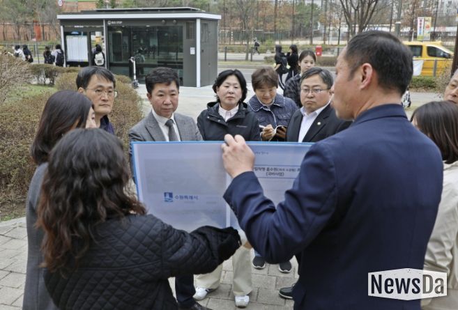 수원시 권선구, 시의원과 함께 금곡동 안전·환경점검