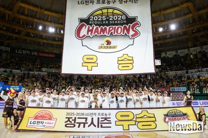 창원시 LG 세이커스, 12년 만의 정규리그 우승